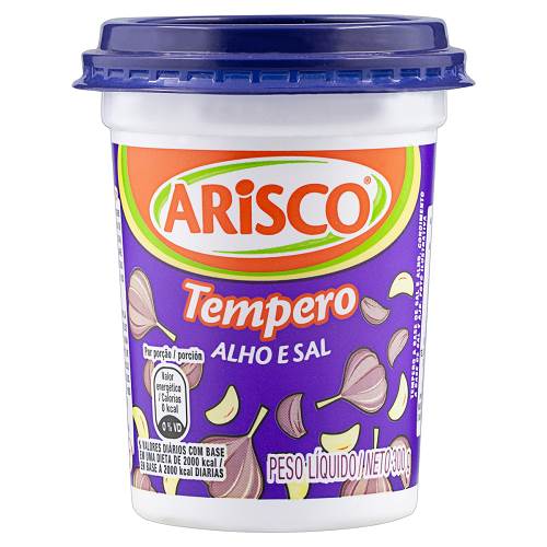TEMP ARISCO COMPLETO ALHO SAL 300G