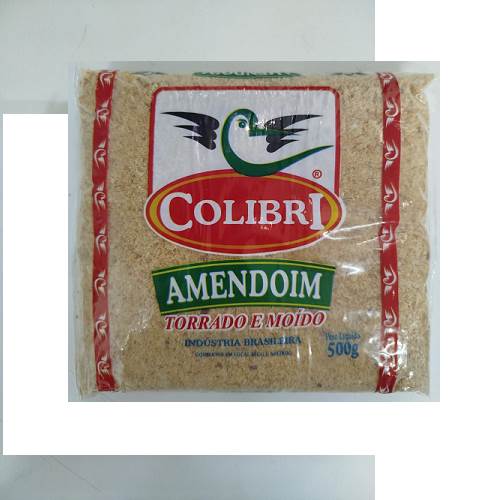 AMENDOIM COLIBRI 500G TORRADO MOIDO