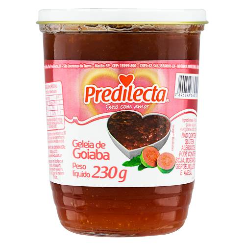 GELEIA PREDILECTA 230G GOIABA POTE