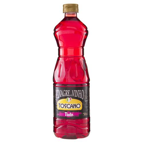 VINAGRE TOSCANO 750ML PET VINHO TINTO