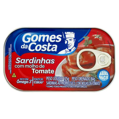SARDINHA GOMES COSTA 125G TOMATE
