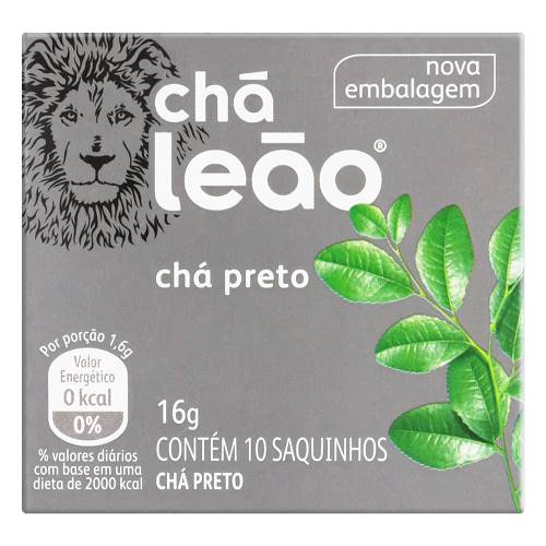 CHA LEAO CHA PRETO 16G 10UN
