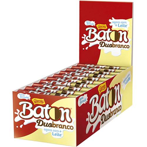 BOMB BATON GAROTO 16GX30UN CHOC DUO
