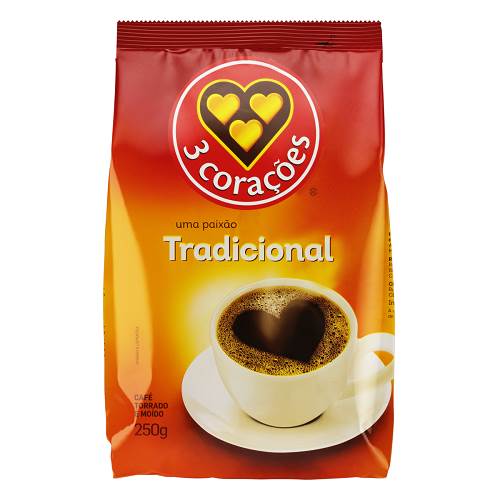 CAFE TRES CORACOES 250G TRADICIONAL