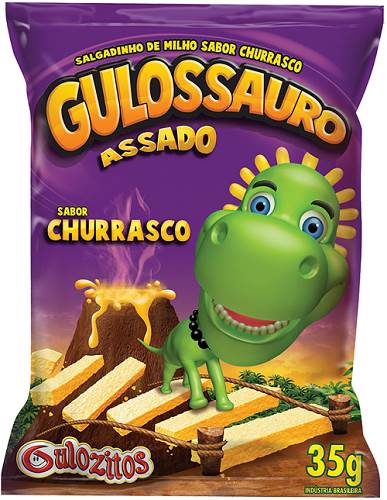 CHIPS GULOSSAURO 35G CHURRASCO TALINHO 