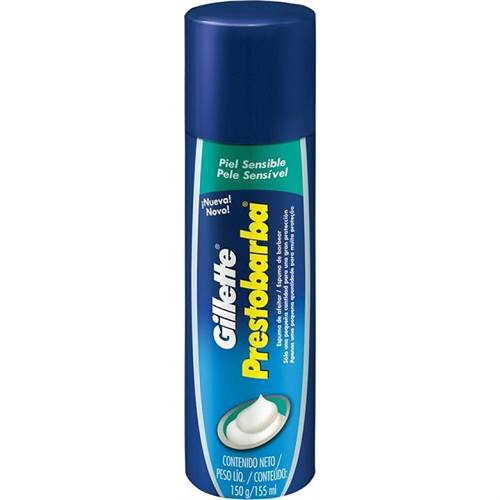 ESPUMA BARBEAR GILLETTE PREST 150G NORM