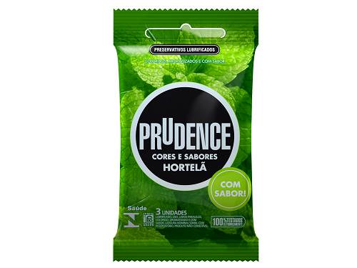 PRESERVATIVO PRUDENCE HORTELA 3UN