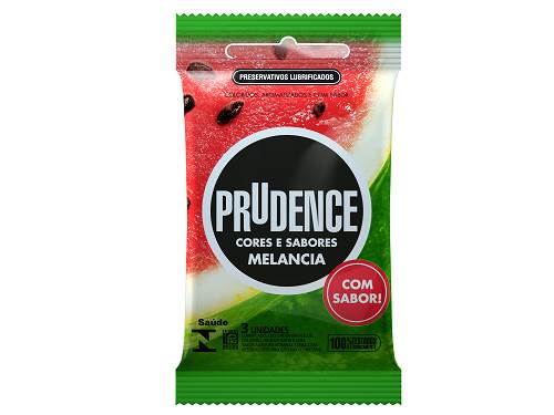 PRESERVATIVO PRUDENCE MELANCIA 3UN