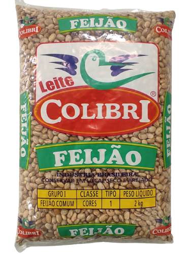 FEIJAO COLIBRI TP1 2KG CARIOCA LEITE