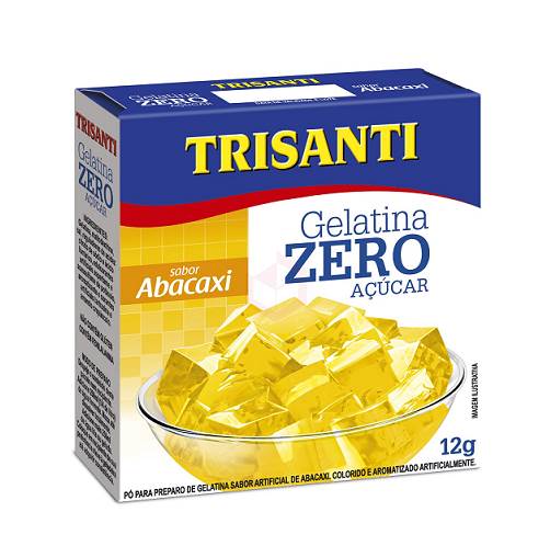 GELATINA TRISANTI 12G ZERO ABACAXI
