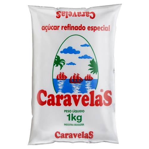 ACUCAR REFINADO CARAVELAS 1KG