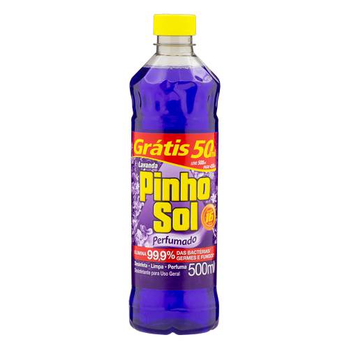 DESINF PINHO SOL L500 P450ML LAVANDA