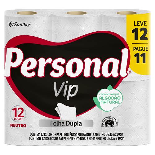 PAPEL HIG FD PERSONAL VIP NT 30M L12P11