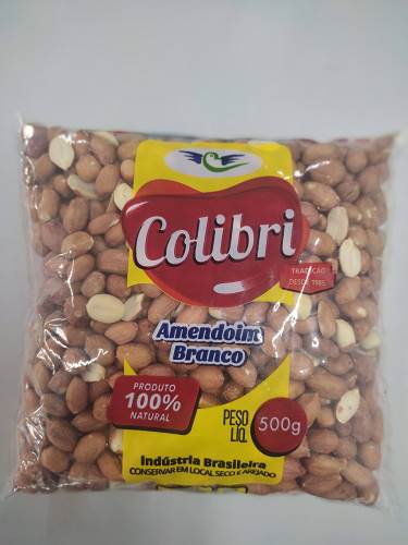 AMENDOIM COLIBRI TP1 500G BRANCO