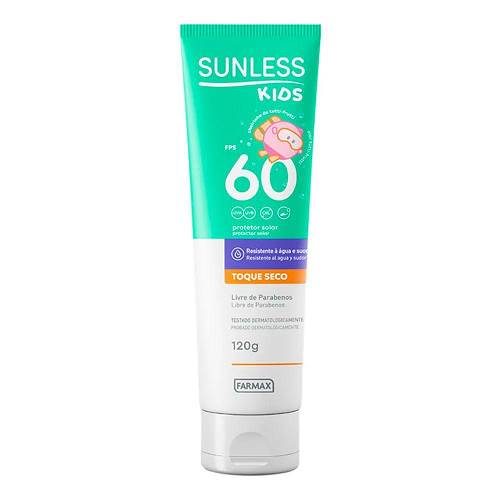PROTETOR SOLAR SUNLESS KIDS 120G FPS60 