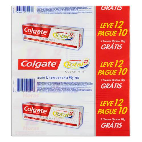 CD COLGATE TOTAL12 90G CLEAN L12P10UN