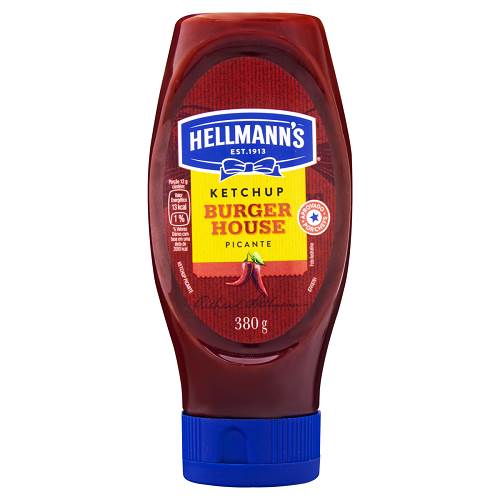 CATCHUP HELLMANNS PICANTE TOPDOWN 380G