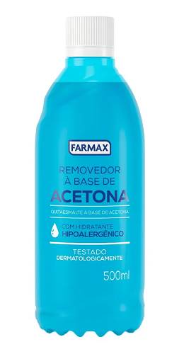 ACETONA FARMAX 500ML REMOVEDOR