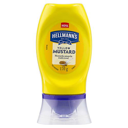 MOSTARDA HELLMANNS SQZER 170G