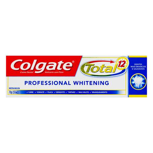 CD COLGATE TOTAL12 70G PROF WHITENING