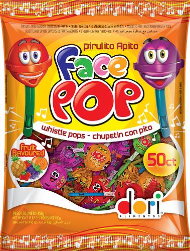 BOMB PIRULITO DORI APITO FACEPOP 450G