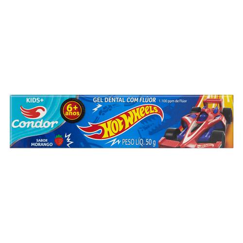 CD INF CONDOR KIDS 50G HOTWHEELS MORANGO