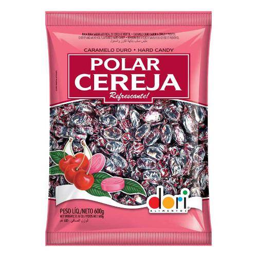 BOMB BALA DURA DORI POLAR CEREJA 600G