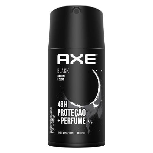 DESOD AERO AXE PCORPO 150ML BLACK