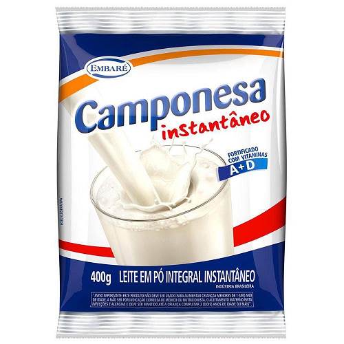 LEITE PO CAMPONESA 400G INTEG INST SACHE