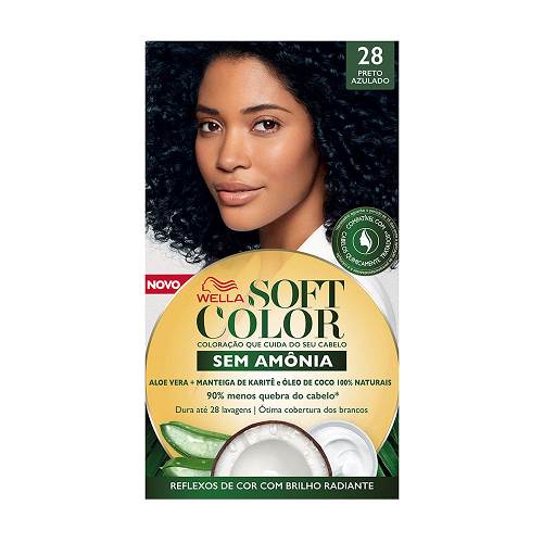 TINT SOFT COLOR 28 PRETO AZULADO UN