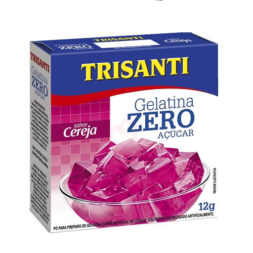 GELATINA TRISANTI 12G ZERO CEREJA 