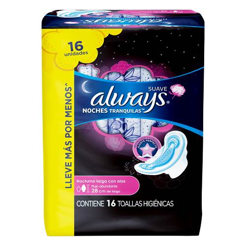 ABS ALWAYS NOITE CABAS SUAVE L16P14UN