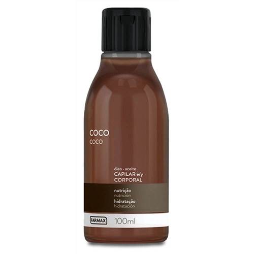 OLEO CAPILAR E CORP FARMAX 100ML COCO