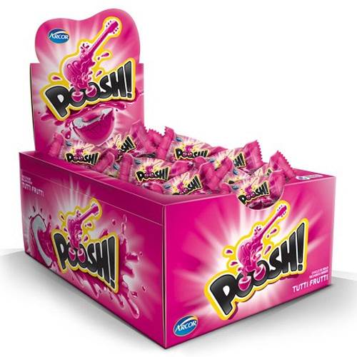 BOMB CHICLE POOSH ARCOR 200G TUTTI FRUTT