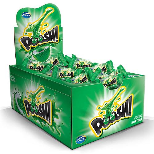 BOMB CHICLE POOSH ARCOR 200G HORTELA 