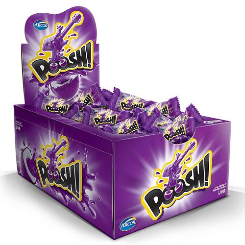 BOMB CHICLE POOSH ARCOR 200G UVA 