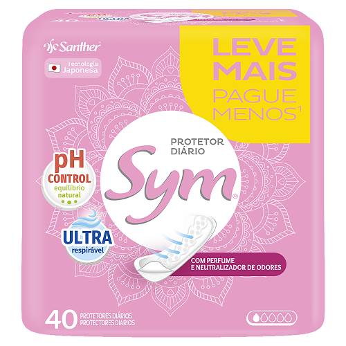 ABS SYM PROT DIARIO 40UN PERFUMADO