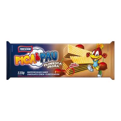 WAFER TODESCHINI 115G FLORESTA NEGRA