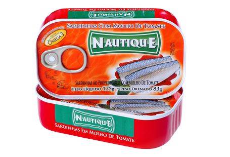 SARDINHA NAUTIQUE 125G TOMATE ABRE FACIL