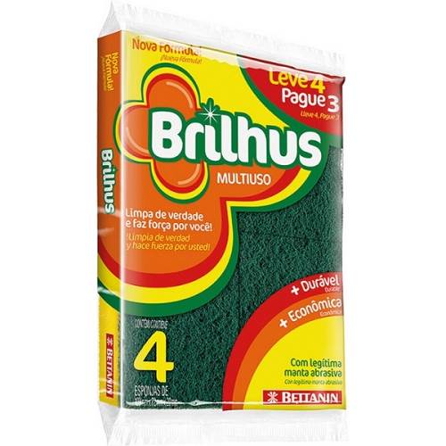 ESPONJA BRILHUS D FACE M USO L4P3UN