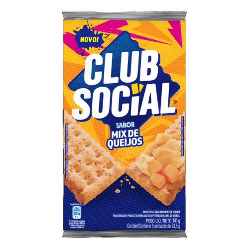 BISC CLUB SOCIAL 6X235G QUEIJO