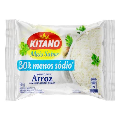TEMP MAIS SABOR KITANO 60G ARROZ