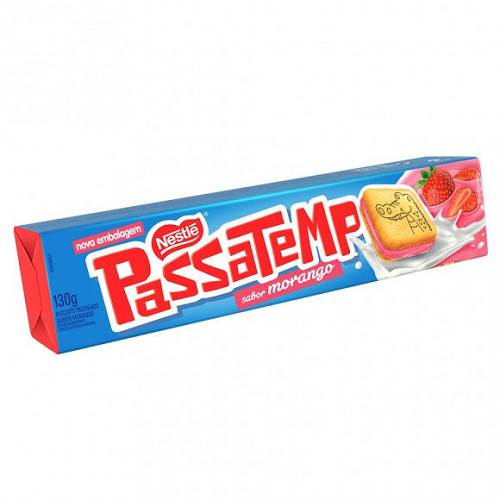 BISC RECH NESTLE PASSATEMPO 130G MORANGO
