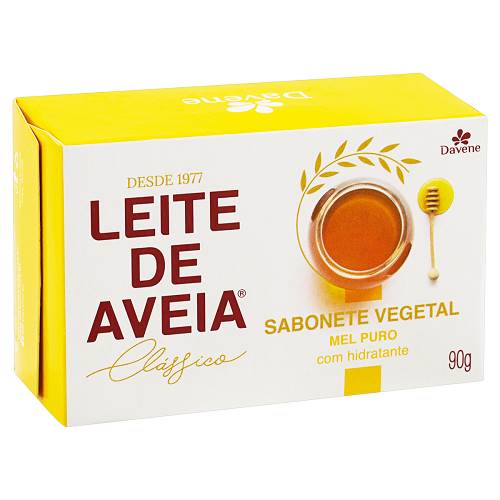SAB DAVENE LEITE DE AVEIA MEL PURO 90G