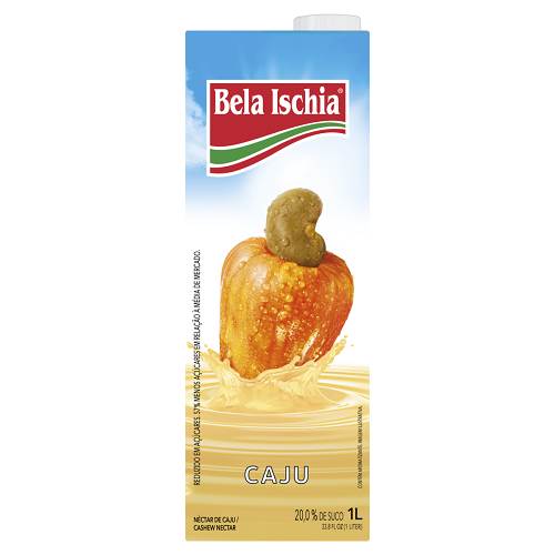 SUCO BELA ISCHIA PPB TP 1L CAJU