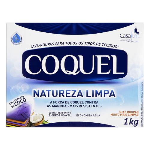DET PO COQUEL COCO NATUREZA LIMPA 800G
