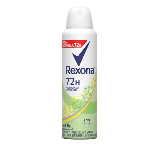 DESOD AERO REXONA FEM ERVA DOCE 150ML