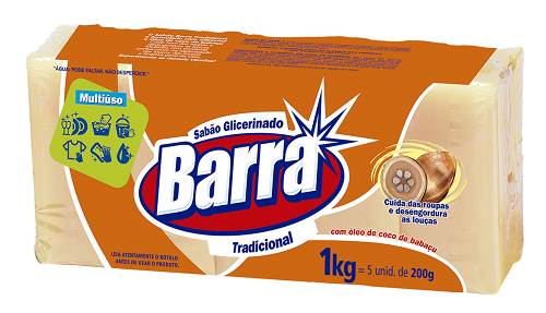 SABAO BARRA GLIC 5X200G NEUTRO TRAD