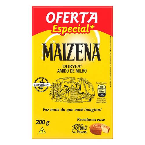 AMIDO MILHO MAIZENA 200G PROMOCIONAL