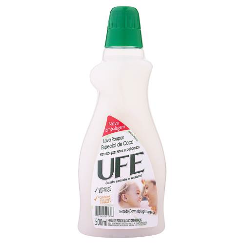 LAVA ROUPA LIQ UFE 500ML COCO 